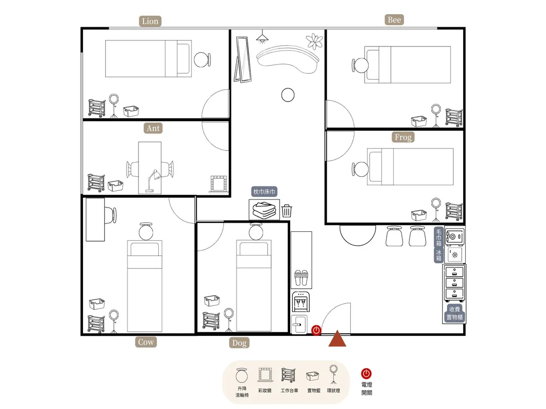 台中勤美館平面圖
